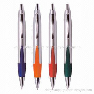 Click Ballpoint Pen, Made of Metal + ABS